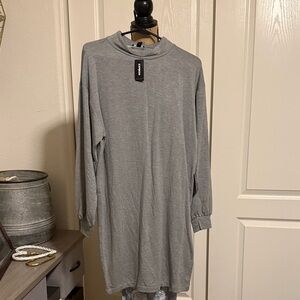 Express Heather Gray Dress